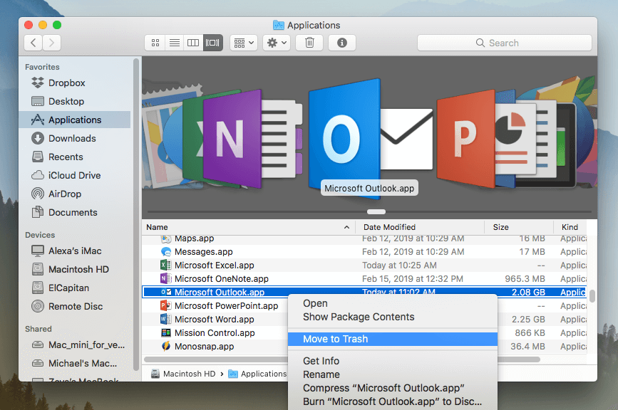 clean up tool for outlook on mac